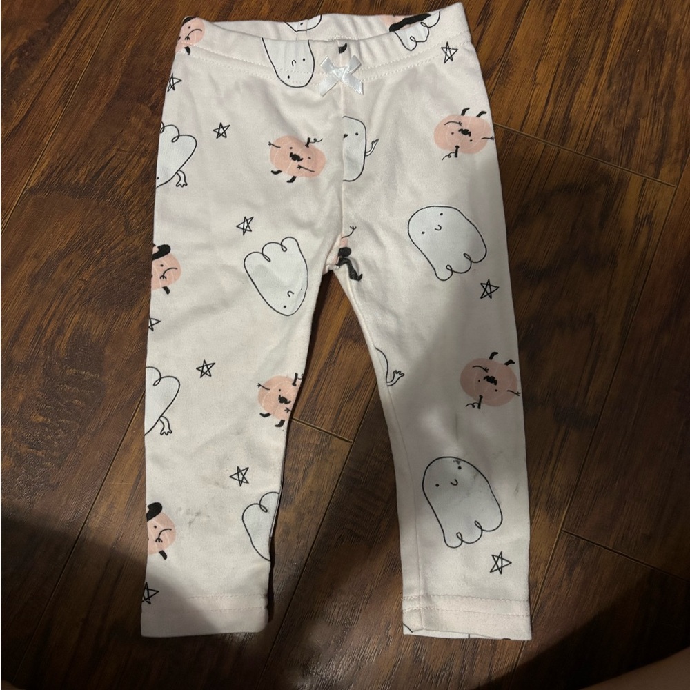 Acorn Kids Leggings with Ghost and Star Print